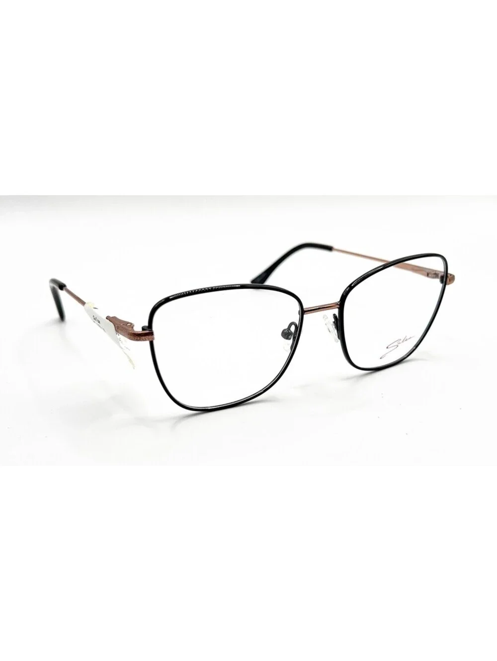 Salsa Sa20212 Black Gold Authentic Eyeglasses 54-17-140